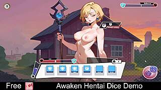 In this hentai game demo, characters awaken to erotic dice adventures