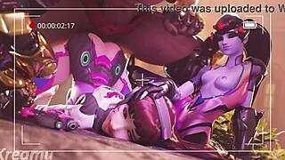 Overwatch hentai compilation with Wizz blows my mind
