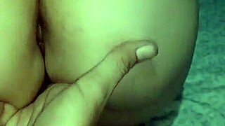 Big natural tits creampied with vibrator and dildo toys