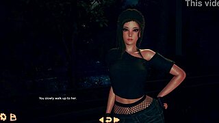 violet says lets play trick or treat with her big tits