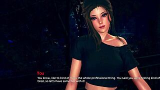 violet says lets play trick or treat with her big tits