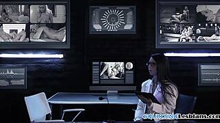 A squirting milf and teen are seducing each other in a threesome with face sitting