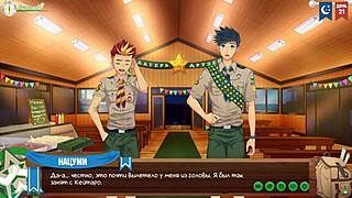 I play game friends camp episode 36 with keitaro diary russian voiceover