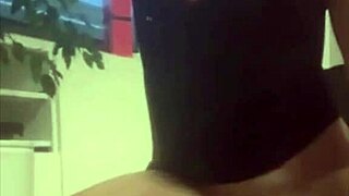 White Mature Uses Big Black Toy