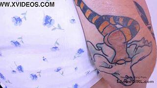 Hot Brunette Goddess Squirts on Fuck Machine