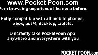 Plump Pussy Struggles In Tight Fishnets While Masturbating With Toys