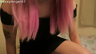 She undresses her big tits and vagina for my Patreon VIP