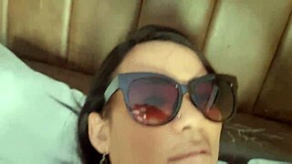 latina sucks big ass in hotel creampie