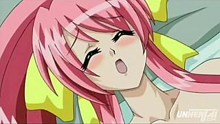 Taking a shower with my busty step sister in this hentai, things get steamy! 🚿😉