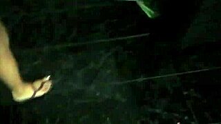 abigail mac shows off her big tits backstage