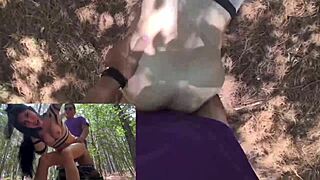 Stranger bangs me in forest and finishes inside, oops!