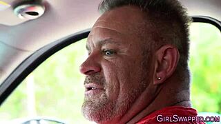 sucking teen cum dumped in hardcore 4some with monster cock facial