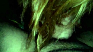 Milf gives extreme cock sucking with wild passion.