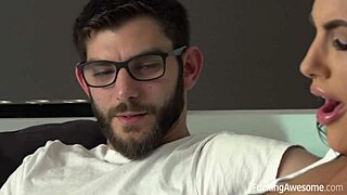 August Ames in hot hardcore scene