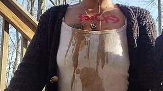 No shame in the game: messy outdoor public action