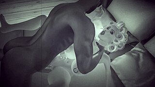 Blonde takes monster black cock in vintage interracial scene!