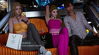 eternum 210 game showcases sexy outfits in 3d anime with curvy characters