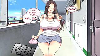 lucky dosukebe zenpen kicks off animated milf action