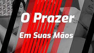 the tattooed hot rapha ninfeta plays with a guy, sucking and fucking his big cock