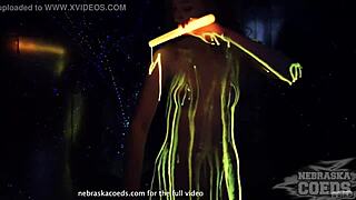 Glowstick Experiment with Areana Fox Backstage