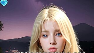 18yo petite athletic blonde rides all night in pov girlfriend simulator hentai joi