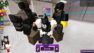 i'm playing whoreblox game and getting gangbanged with cumshots everywhere, it's so intense