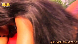 nigerian lesbians fuck hard on snooker board after party