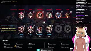 vtuber lewdneko gets spanked while playing overwatch part 2