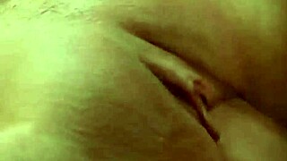 Horny blonde slut fucks anally with small tits!