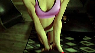 Chloe Kapri gets her tight pussy pounded hard during a sweaty workout session.