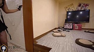 Asian Fallen Woman Thief Gets Intense Blowjob In Chinese Original AV