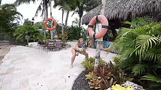 My tight grip made him spill inside without pulling out!