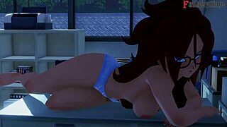 dragon ball zex chapter 2 part 2 andoid 21 catch gohan and android 18 on the university full 1hr movie on ptrn fantasyking3