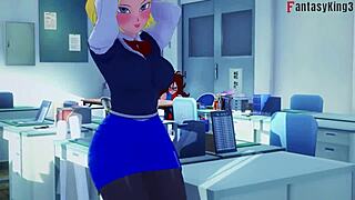 dragon ball zex chapter 2 part 2 andoid 21 catch gohan and android 18 on the university full 1hr movie on ptrn fantasyking3