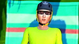 i went on a cycling trip with candy behr in the sims 4, it was awsome