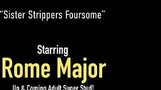 tee reel features big black cock riding and group orgy.