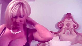 Does the Japanese boy make the American milf squeal with his big cock?