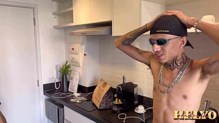 Delivery Guy Fucks Ass After Blowjob