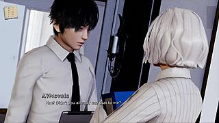 in my real desire 38, the anime hentai game unfolds with indian characters