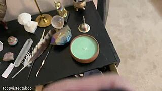 Stepmom, why wear cum-soaked panties after stepsis made me spill?