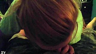 My ex girlfriend surprised me with deepthroat in our homemade session.