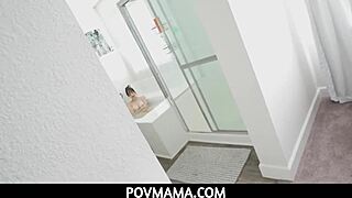 Povmama - I Just Cant Help But Fuck My Horny Stepmom Even In My Bedroom!