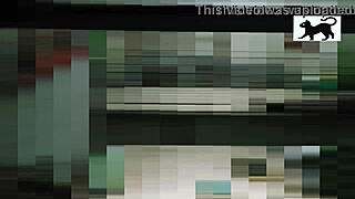 Neighbor in action, what could she be doing?