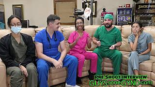 Hey, Doctor Canada totally flipped it on Channy Crossfire during that wild gyno exam at GuysGoneGyno.com!
