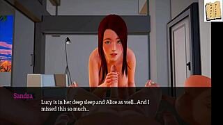 i love watching my new family hentai with deepthroat scenes featuring redhead