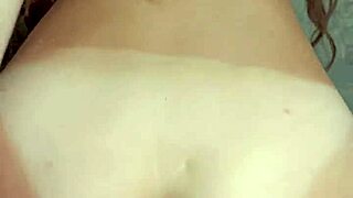 Hot brunette rides cock and gets anal creampie in tight ass.