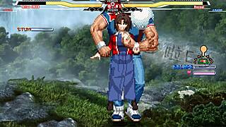 Brian Vs Ryougi Shiki In Intense Cumshot Battle.