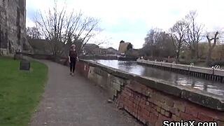 Unfaithful British Milf Lady Sonia Unveils Her Big Breasts