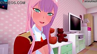 zero two fucks darling hard 😏