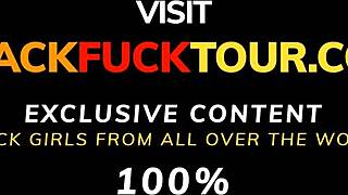 Black Teen Worships White Cock with Throat!